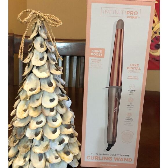 CONAIR - NWT Infinite Pro Titanium Professional Digital Curling Iron/Rose Gold. - Picture 6 of 9